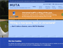Tablet Screenshot of muta.org.uk
